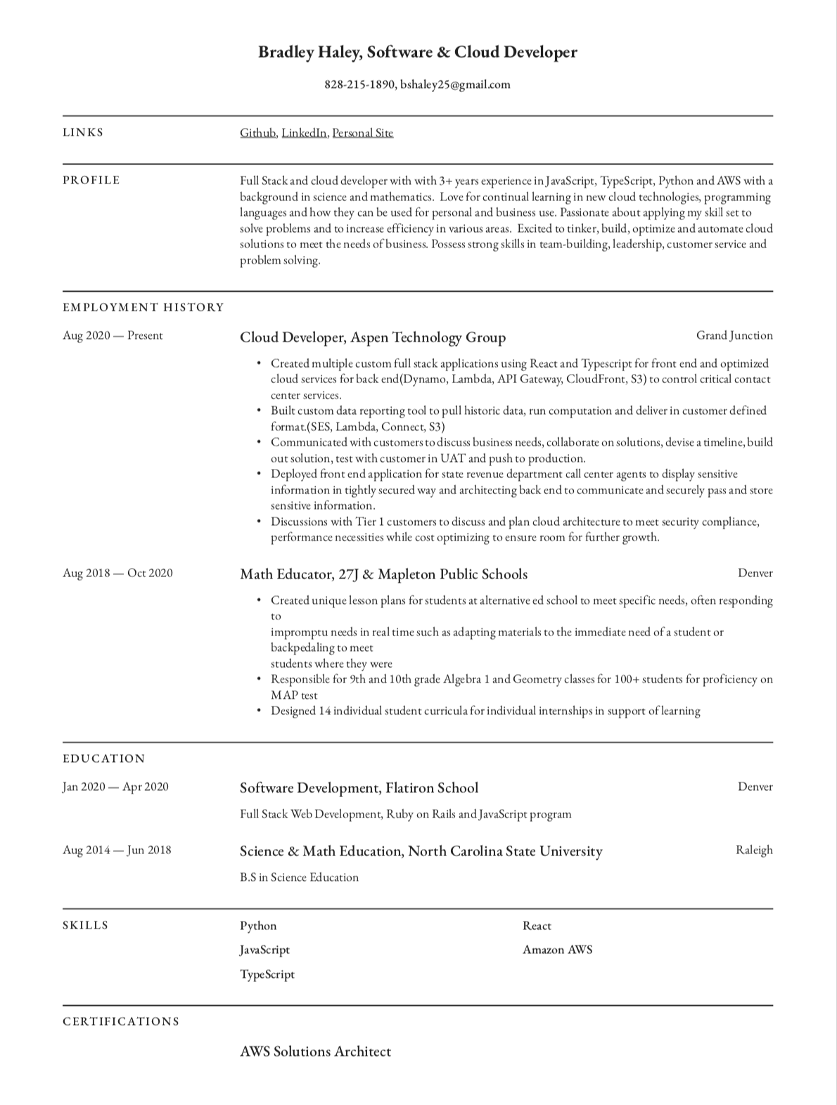 Resume
