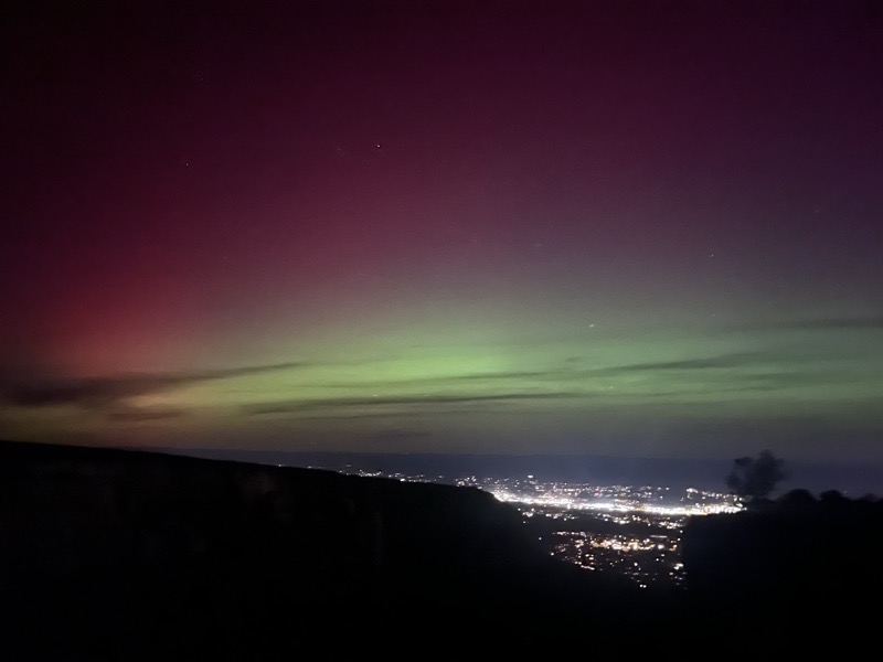 Northern lights over Grand Junction